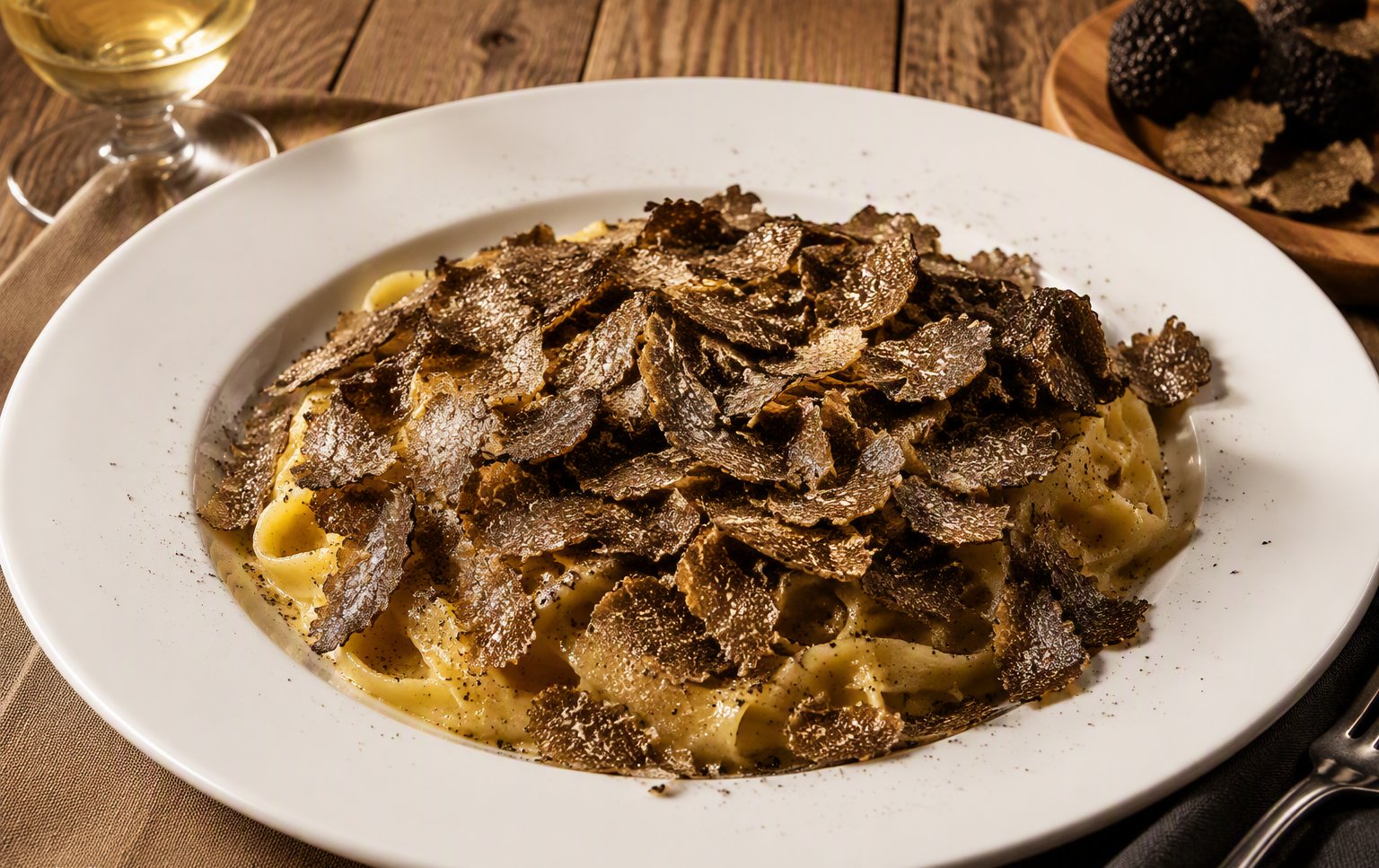 Pasta fresca al tartufo nero